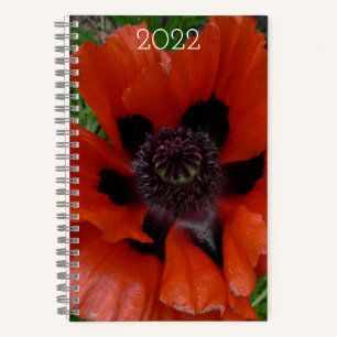 Orientalischer Mohn Notizbuch