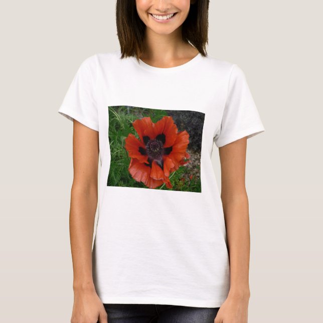 Orientalischer Mohn T-Shirt (Vorderseite)