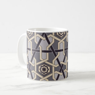 Orientalischer Ornament Stickereidekunst Muster Kaffeetasse