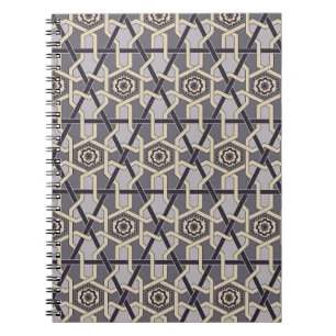 Orientalischer Ornament Stickereidekunst Muster Notizblock