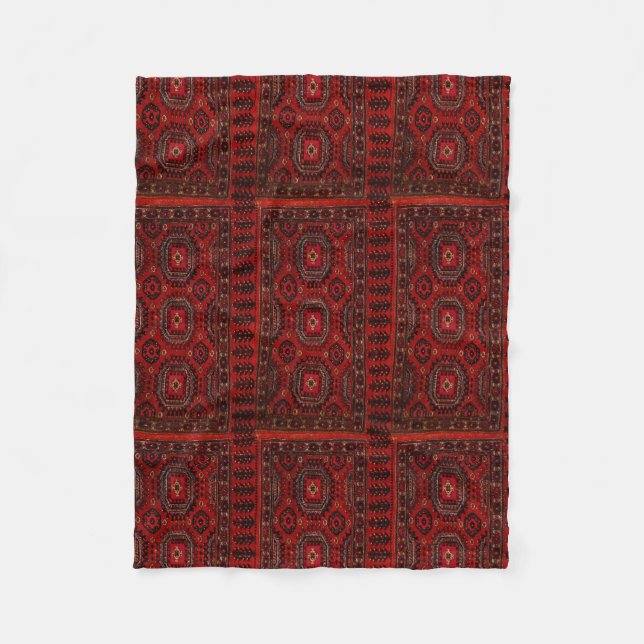 orientalischer Teppich Fleecedecke (Vorderseite)