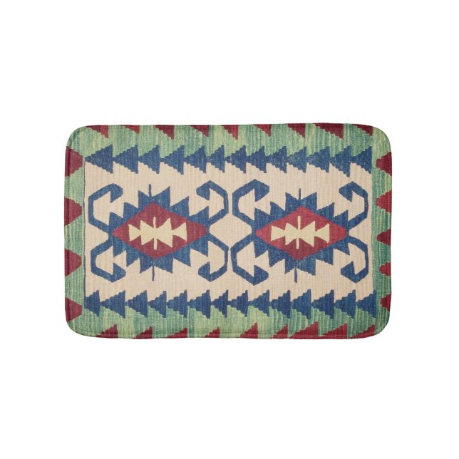 Orientalischer Teppich Killim Badematte (Vorderseite)