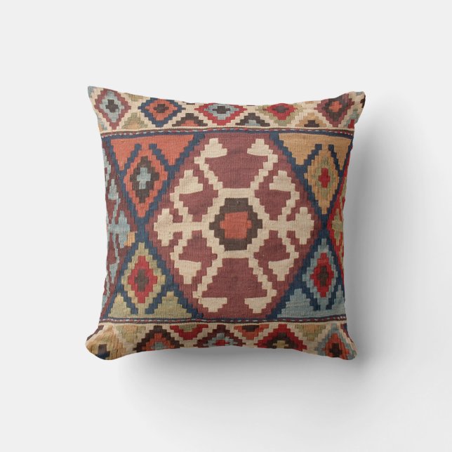 Orientalischer türkischer Teppich Kissen (Vorderseite)