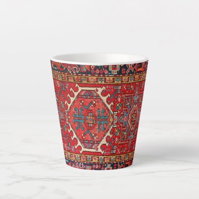 Orientalischer türkischer Teppich Milchtasse (Vorderseite)