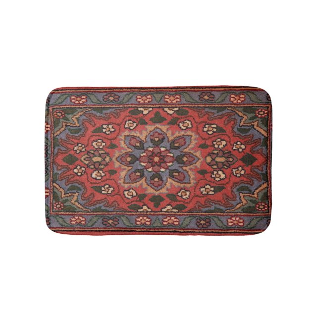 Orientalischer türkischer Teppichboden Badematte (Vorderseite)