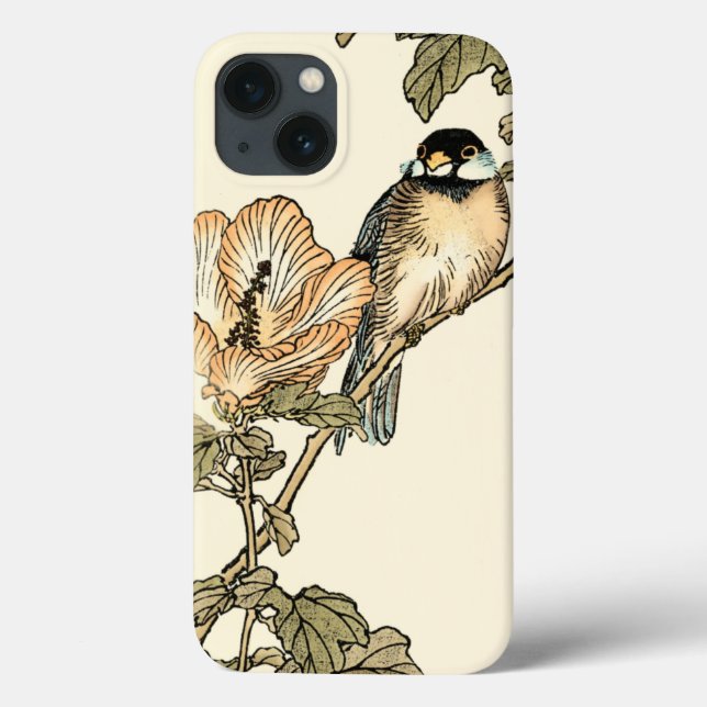 Orientalischer Vogel auf Zweig Case-Mate iPhone Hülle (Rückseite)