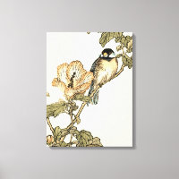 Orientalischer Vogel auf Zweig