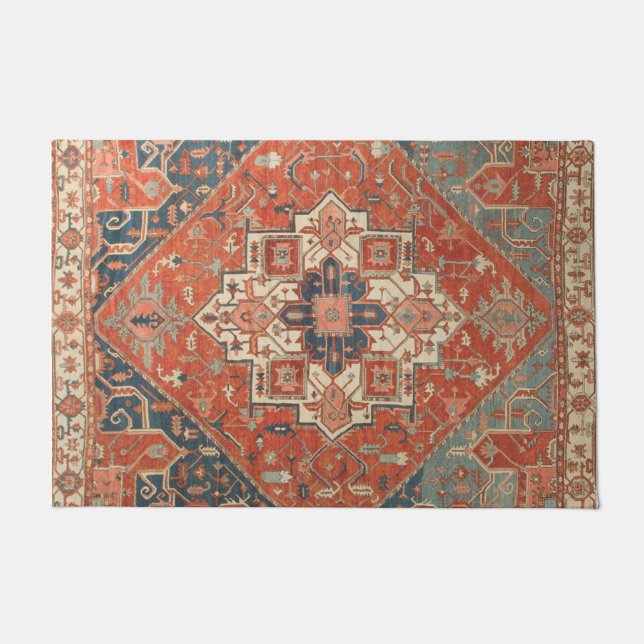 ORIENTALISCHES ANTIKE DESIGN FUßMATTE (Vorderseite)