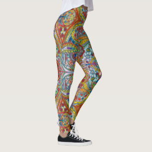 Orientalisches Aquarellmuster IV + Ihre Ideen Leggings