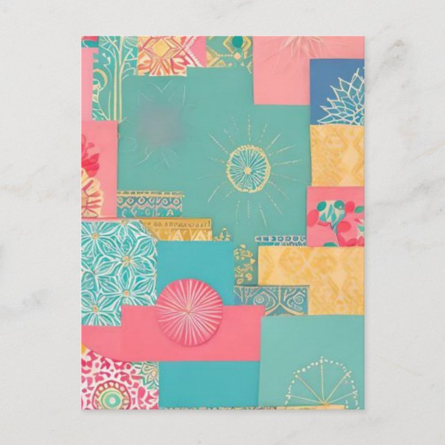 Orientalisches Design Postkarte (Vorderseite)