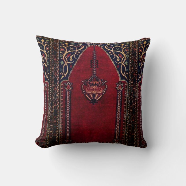 Orientalisches Gebetsmuster Rug design no2 - Mosch Kissen (Vorderseite)