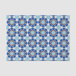 Orientalisches geometrisches marokkanisches Muster Seidenpapier