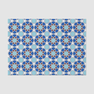Orientalisches geometrisches marokkanisches Muster Seidenpapier