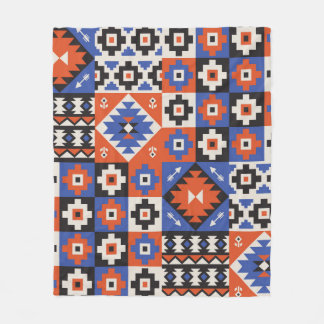 Orientalisches geometrisches nahtloses Muster. Eth Fleecedecke
