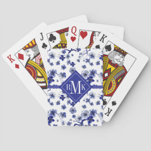 Orientalisches Kirschblüte Niederlassungs-Muster Spielkarten