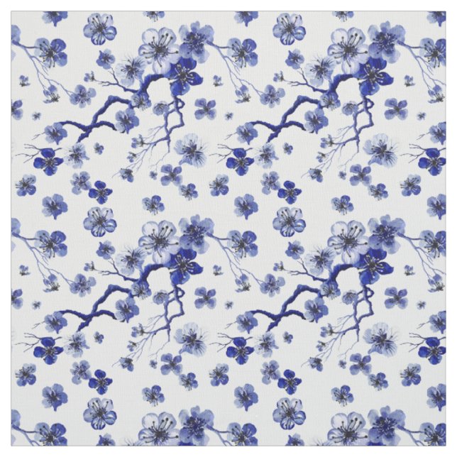 Orientalisches Kirschblüte-Niederlassungs-Muster Stoff (Muster)