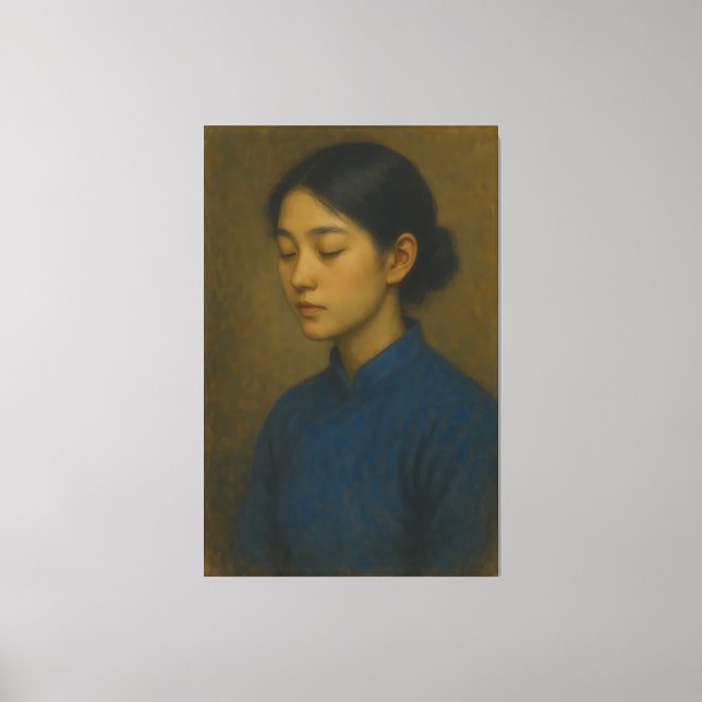 Orientalisches klassisches Kunstporträt – Museumsk Leinwanddruck (Vorderseite)