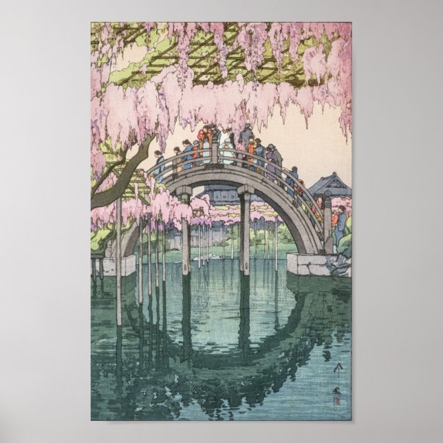 Orientalisches Meisterwerk der asiatischen Kunst V Poster (Vorne)