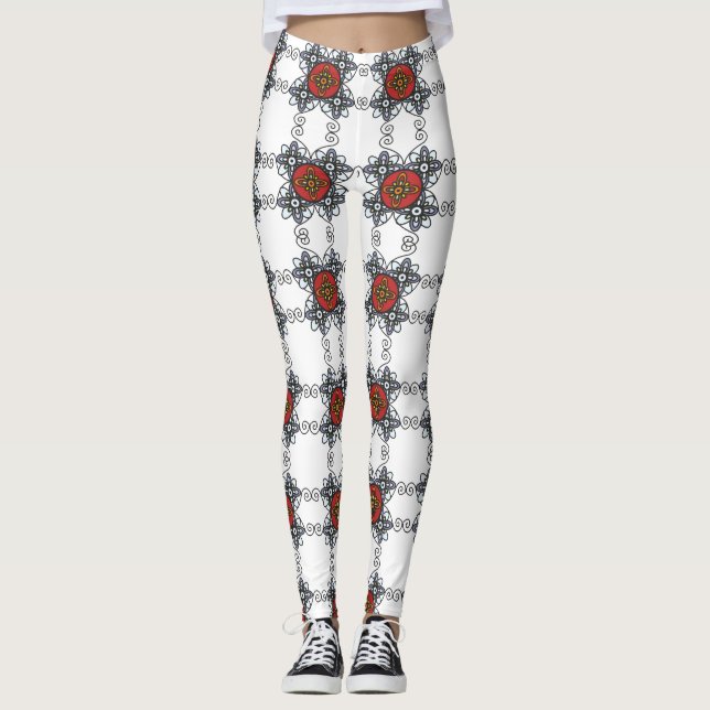 orientalisches Muster Leggings (Vorderseite)