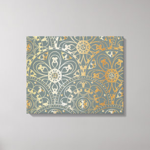 Orientalisches Muster Mandala - überzogene Canvas Leinwanddruck