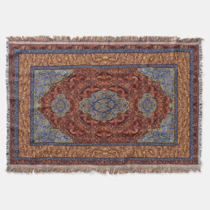 Orientalisches persisches rotes blaues Gold Decke