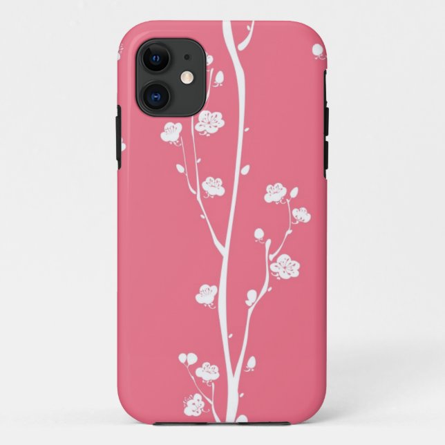 Orientalisches Pflaumenblütenmuster Case-Mate iPhone Hülle (Rückseite)