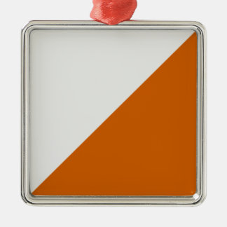 Orienteering Verzierung Silbernes Ornament