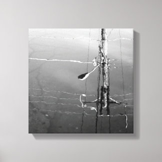 Orig. Art: "Rippled, wässrig communications" Leinwanddruck