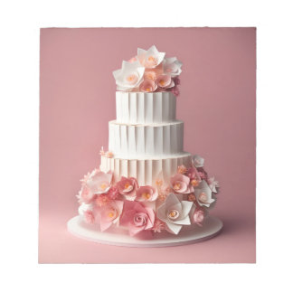 Origami Art - Ein exquisites Hochzeitskuchen Notizblock