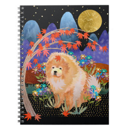 ORIGAMI AUTOMNE Chow carnet en spirale