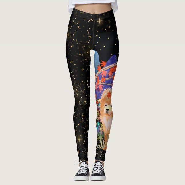 ORIGAMI AUTUMN Chow Leggings (Vorderseite)