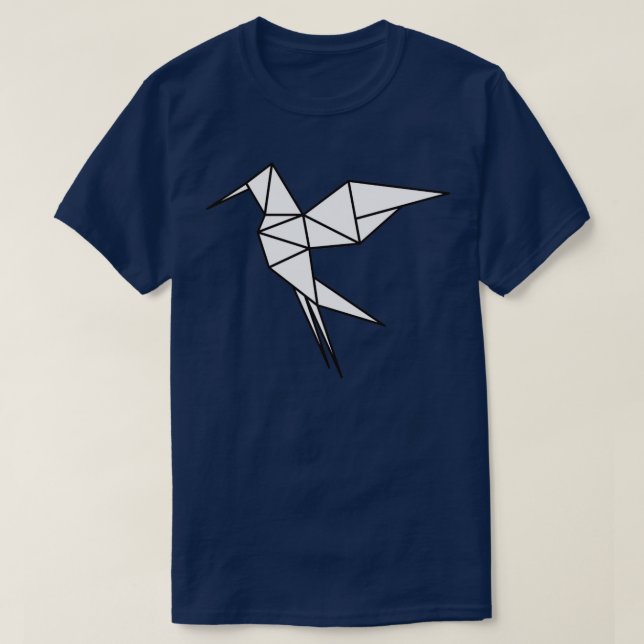 Origami bird (1) T-Shirt (Design vorne)