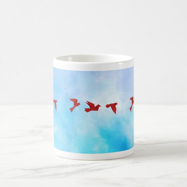 Origami Birds-Tasse Kaffeetasse (Mittel)