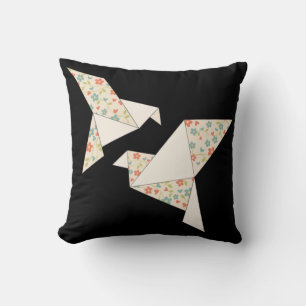 Origami-Blumen-Vogel Kissen