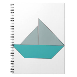 Origami Boat Notizblock
