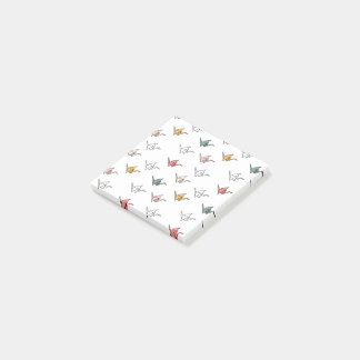 Origami Calm - Crane Post - Anmerkungen Post-it Klebezettel