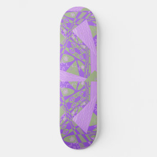 Origami Chintz (L) Lila Leggings von Dusty Green Skateboard