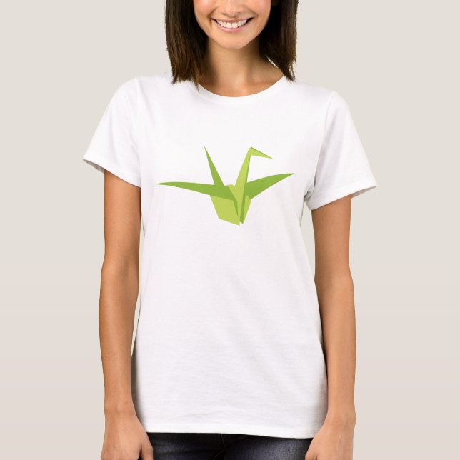 Origami Crane Couple Shirt (Hers) (Vorderseite)