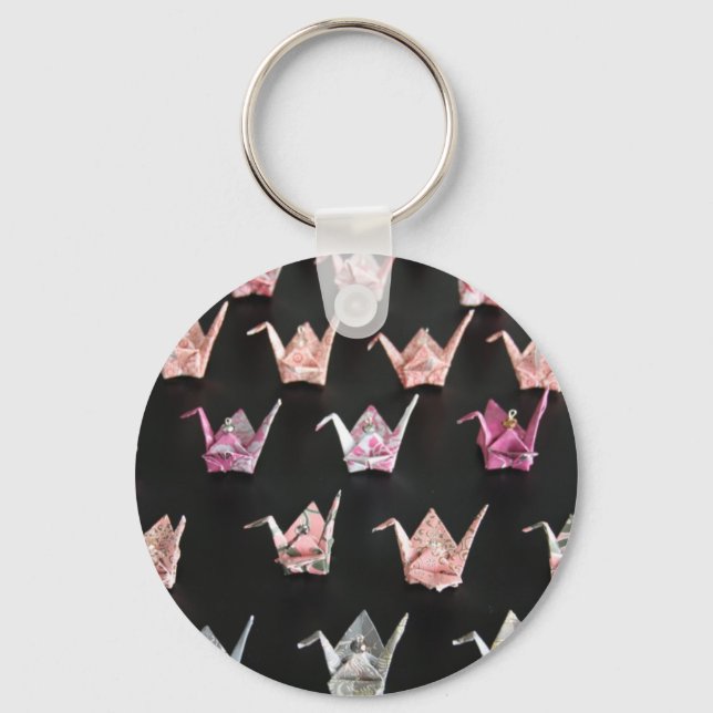 Origami Crane Ornaments Schlüsselanhänger (Vorderseite)