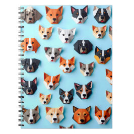 Origami Cute Dog - Soft and comfortable Notizblock