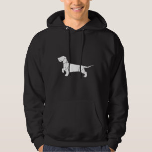 Origami Dackel Wire Dackel Hoodie