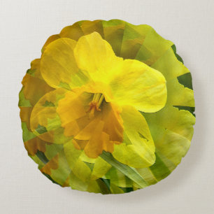 Origami Daffodil....... Rundes Kissen