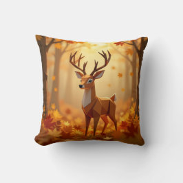 Origami Deer Fall und Herbst-Throw-Kissen Kissen