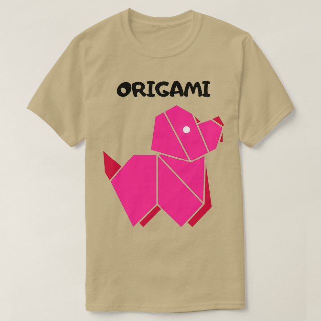Origami Dog 16 T-Shirt (Design vorne)