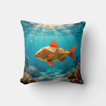 Origami-Fische und Seepferd