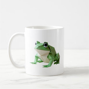 Origami Frosch Kaffeetasse