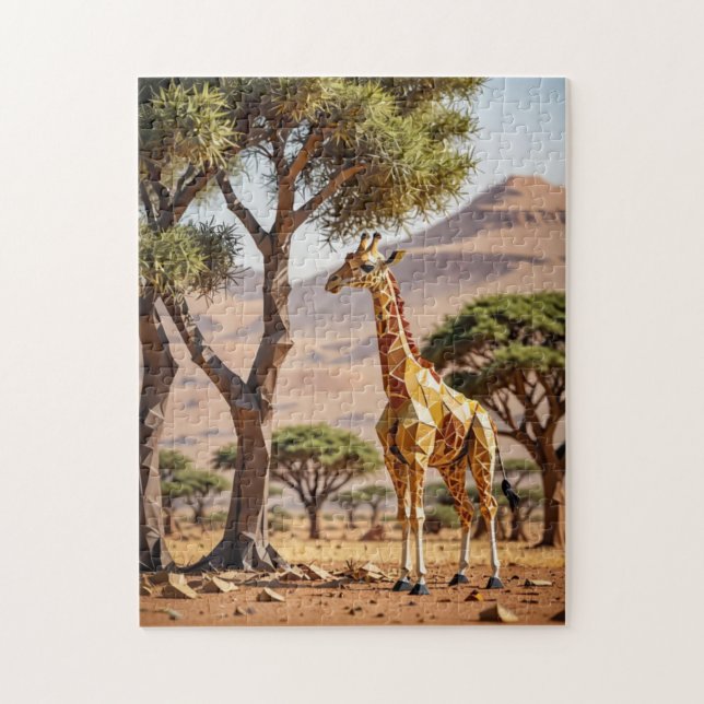 Origami Giraffe Safari Themed (Vertikal)