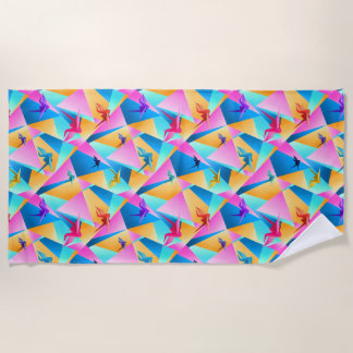 Origami Kaleidoskop Strandtuch