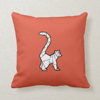 Origami Lemur-Kissen Kissen