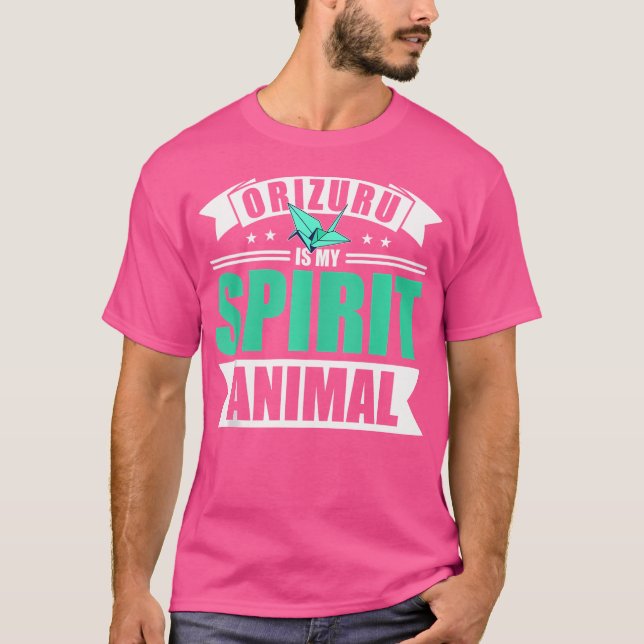 Origami Master Orizuru ist mein Geist tierischen U T-Shirt (Vorderseite)
